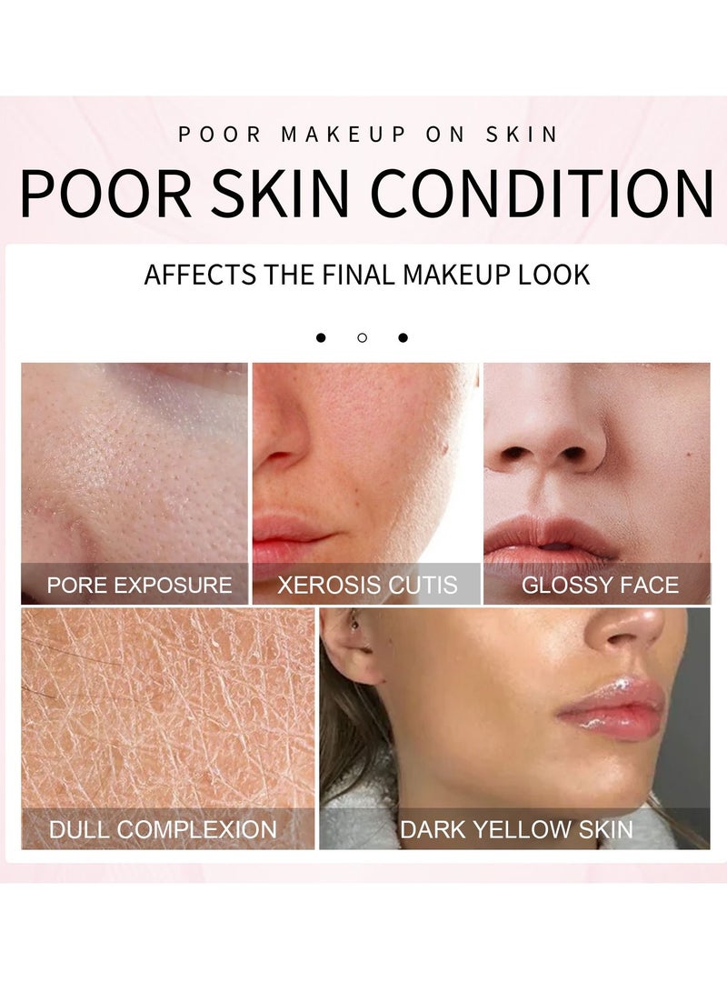 إيلهو كريم أساس مرطب للوجه للبشرة الجافة أو الدهنية ، مسام الحرير وتقليل التجاعيد ، تركيبة جل خالية من السيليكون والزيوت مع تأثير التبريد (30 جم) - Image 4