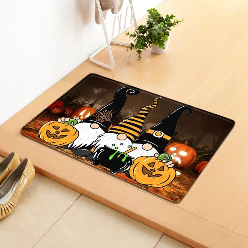 ويوبلز سجادة باب للهالوين، ترحيب بالمنزل، زينة للباب الأمامي، قاعدة مانعة للانزلاق، سجادة داخلية وخارجية لتزيين المنزل في الهالوين - Image 4