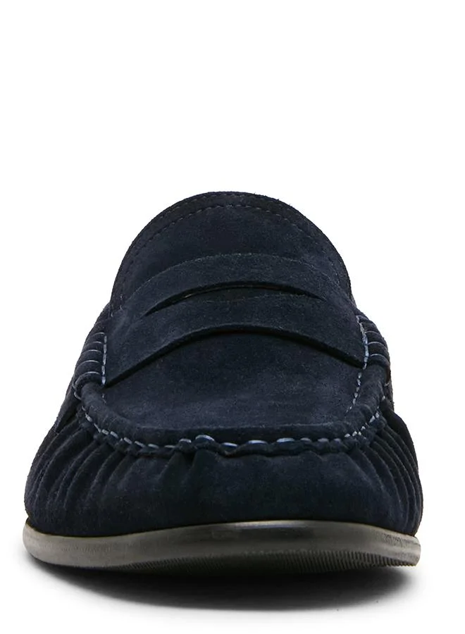 Steve Madden  Passage C Navy Suede Men's Loafers for Men | Best Price UAE
