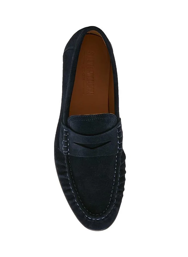 Steve Madden  Passage C Navy Suede Men's Loafers for Men | Best Price UAE