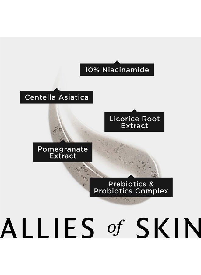 Allies of Skin Prebiotics & Niacinamide Pore Refining Booster: 10% Niacinamide, Goji Berry, Lysophosphatidic Acid. Pore Reducing Serum. Firms & Brightens. Strengthens Skin Barrier 1.7 oz / 50 ml - Image 3