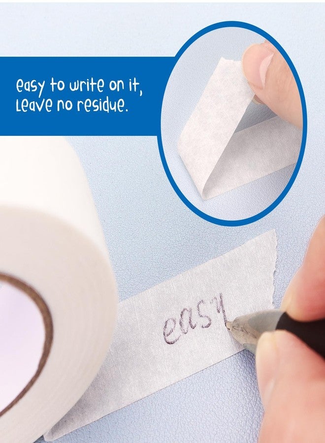 LONGKEY White Masking Tape 8 Rolls, 0.7 Inch x 20 Yards, Premium Quality, Multi-Purpose, Painters Tape for Home, Office & DIY Projects - Image 5