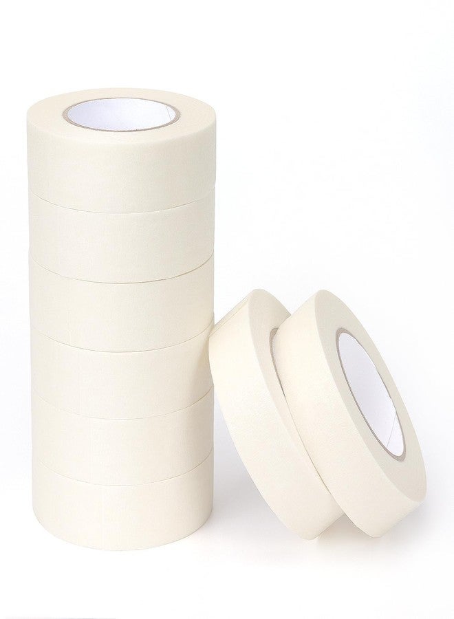 LONGKEY White Masking Tape 8 Rolls, 0.7 Inch x 20 Yards, Premium Quality, Multi-Purpose, Painters Tape for Home, Office & DIY Projects - Image 2