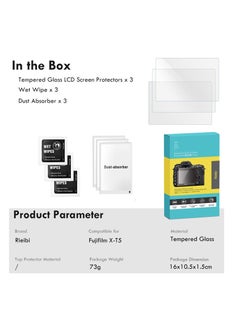 Y&D 3 Pcs Screen Protector for Fujifilm XT5, 0.26mm 9H Hardness Camera Fuji X-T5, Anti-Fingerprint Anti-Scratch, Digital Accessories  - Image 2