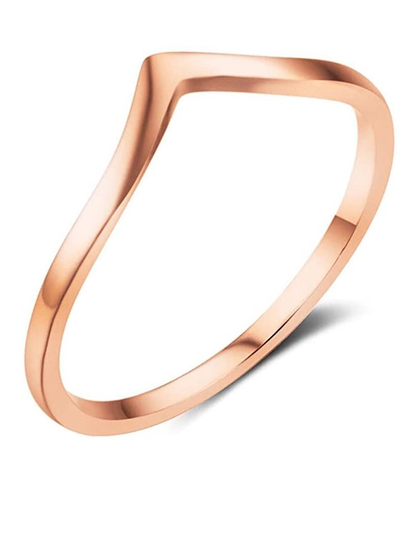 Loquat Stainless Steel Solid Polished Signet Ring