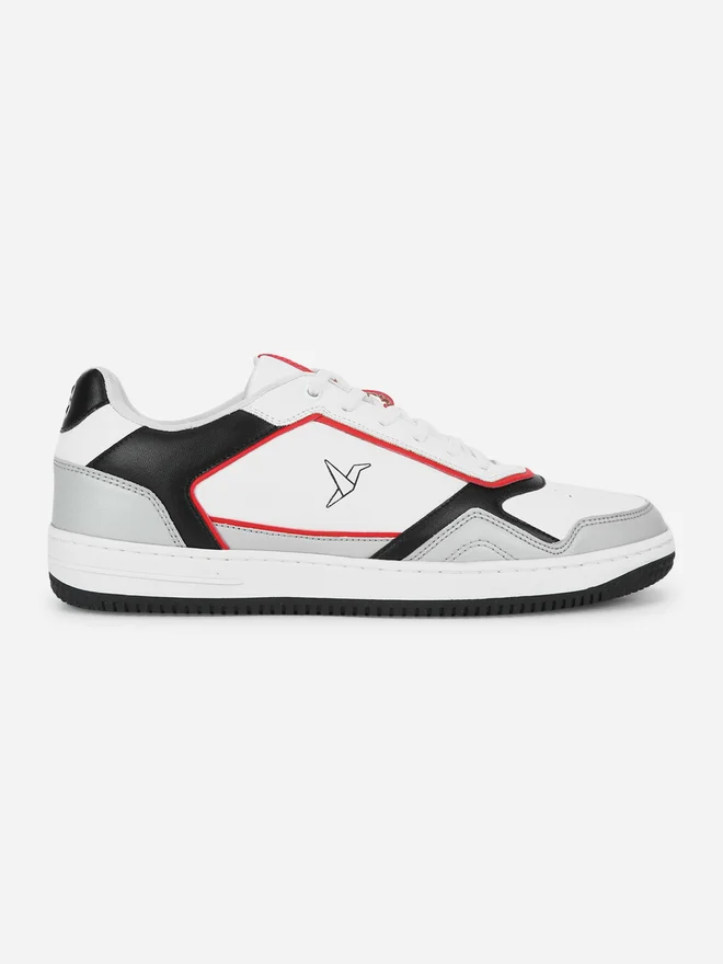 YOHO Men Contrast Panel Lace Up Sneakers