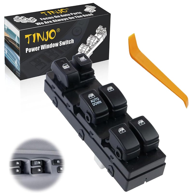 TINJO Front Left Power Window Switch for Hyundai Tucson - Image 1