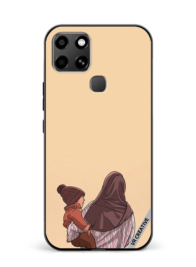 VR CREATIVE Protective Case Cover For Infinix Smart 6 Me And Mom Design Multicolour - Image 1