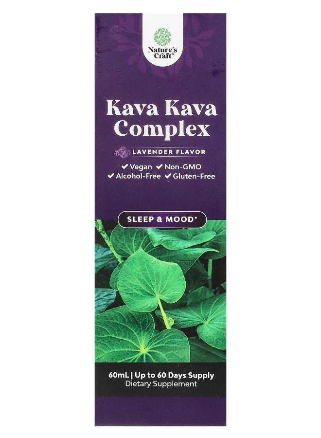 Nature's Craft Kava Kava Complex Free Lavender 60 ml
