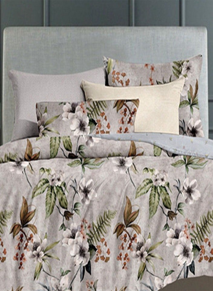 فيفوريت فيفرت طقم لحاف بيج نقشة بألوان متعددة سنجل نفر طقم 4 قطع - Image 2