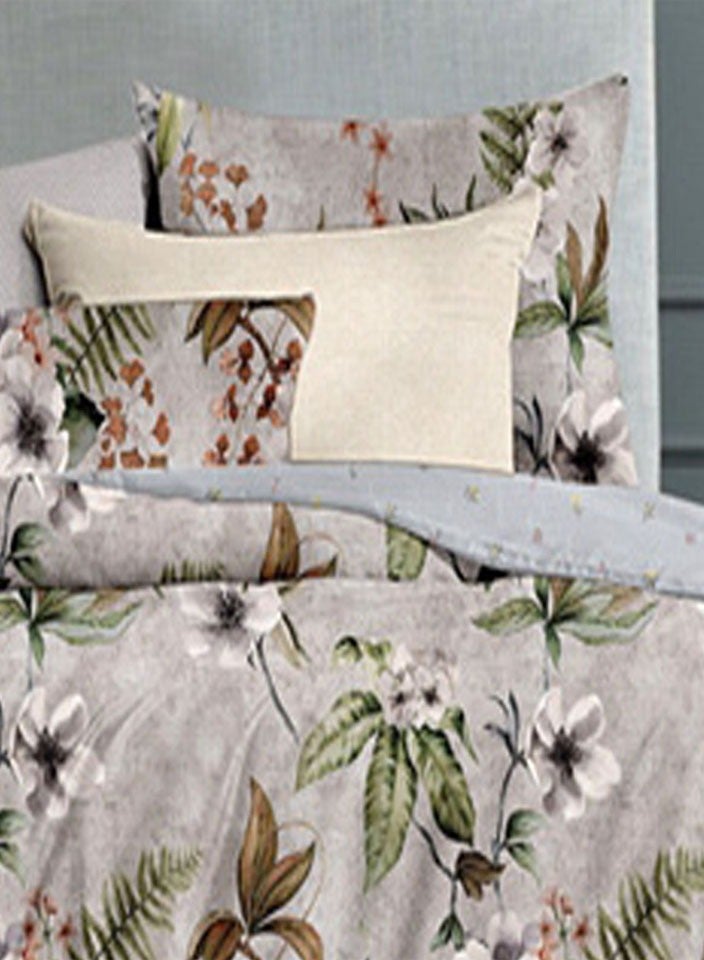 فيفوريت فيفرت طقم لحاف بيج نقشة بألوان متعددة سنجل نفر طقم 4 قطع - Image 3