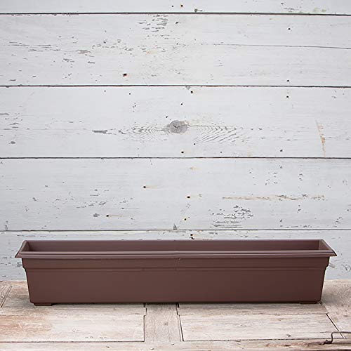 Novelty Root Vessel 16363 Brown Countryside Flower Box Planter 36Inch - Image 3