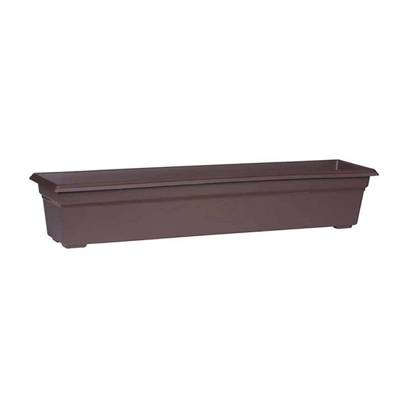 Novelty Root Vessel 16363 Brown Countryside Flower Box Planter 36Inch - Image 2