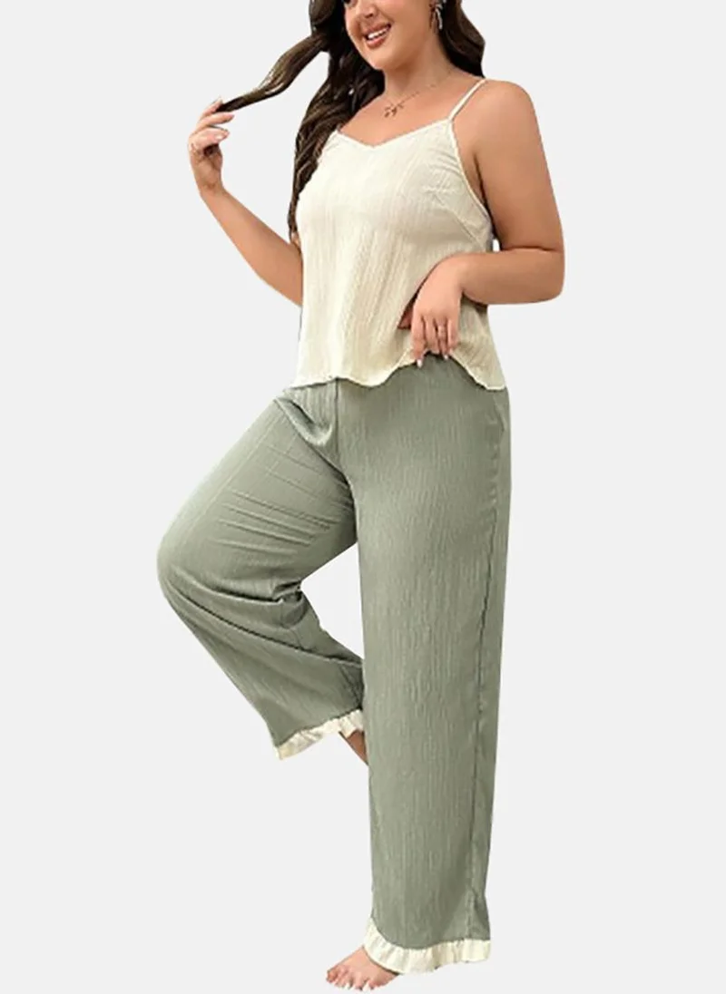 يونيكي Grey Solid Pyjamas,Robe & Crop Top