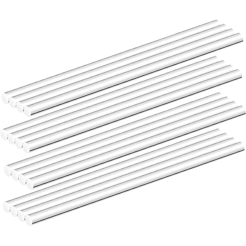 Generic 15.8 in Acrylic Rods, 16 Count, Clear, for Crafts - Image 1