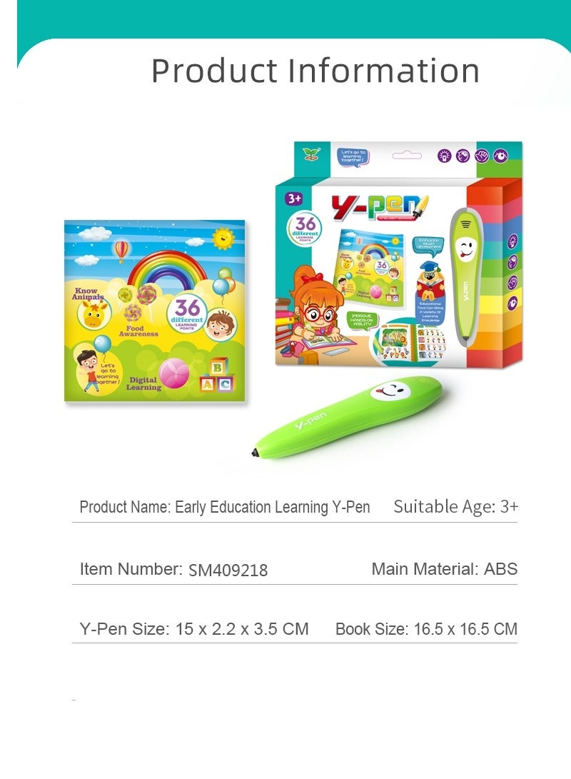 Kids Reading Y-Pen, Smart Educational Digital Talking and Learning Machine for Kids - Image 3