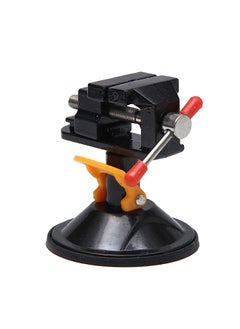Mini Suction Vise Clamp Bench Clamp Universal Table Vise Vacuum Base 360 Degrees Swiveling for DIY Sculpture Craft Carving