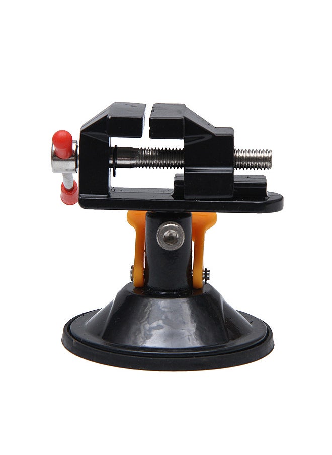 Generic - Mini Suction Vise Clamp Bench Clamp Universal Table Vise Vacuum Base 360 Degrees Swiveling for DIY Sculpture Craft Carving - Image 1