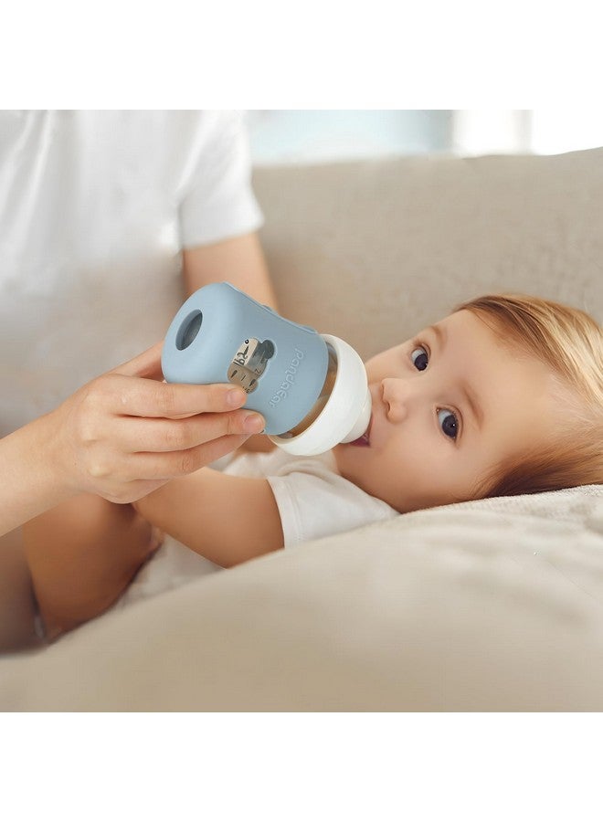 PandaEar 3 Pack Silicone Sleeves for Philips Avent Natural Glass Baby Bottles 4 oz, Shatterproof Anti-Breakage and Heat Resistant Bottle Holder, BPA-Free, Compatible with 4 oz Avent Glass Bottles - Image 1