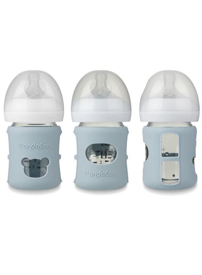 PandaEar 3 Pack Silicone Sleeves for Philips Avent Natural Glass Baby Bottles 4 oz, Shatterproof Anti-Breakage and Heat Resistant Bottle Holder, BPA-Free, Compatible with 4 oz Avent Glass Bottles - Image 4