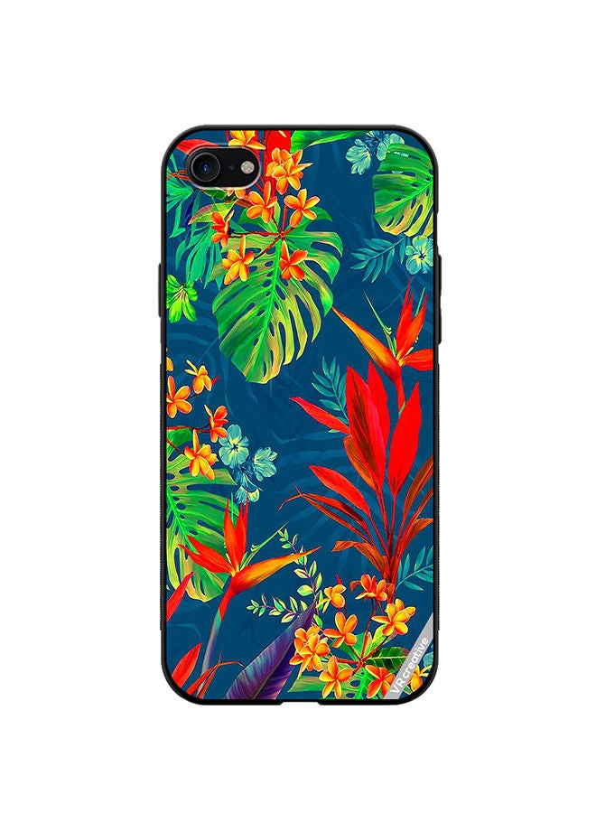 VR CREATIVE Protective Case Cover For Apple iPhone SE (2022) Flower Design Multicolour - Image 1