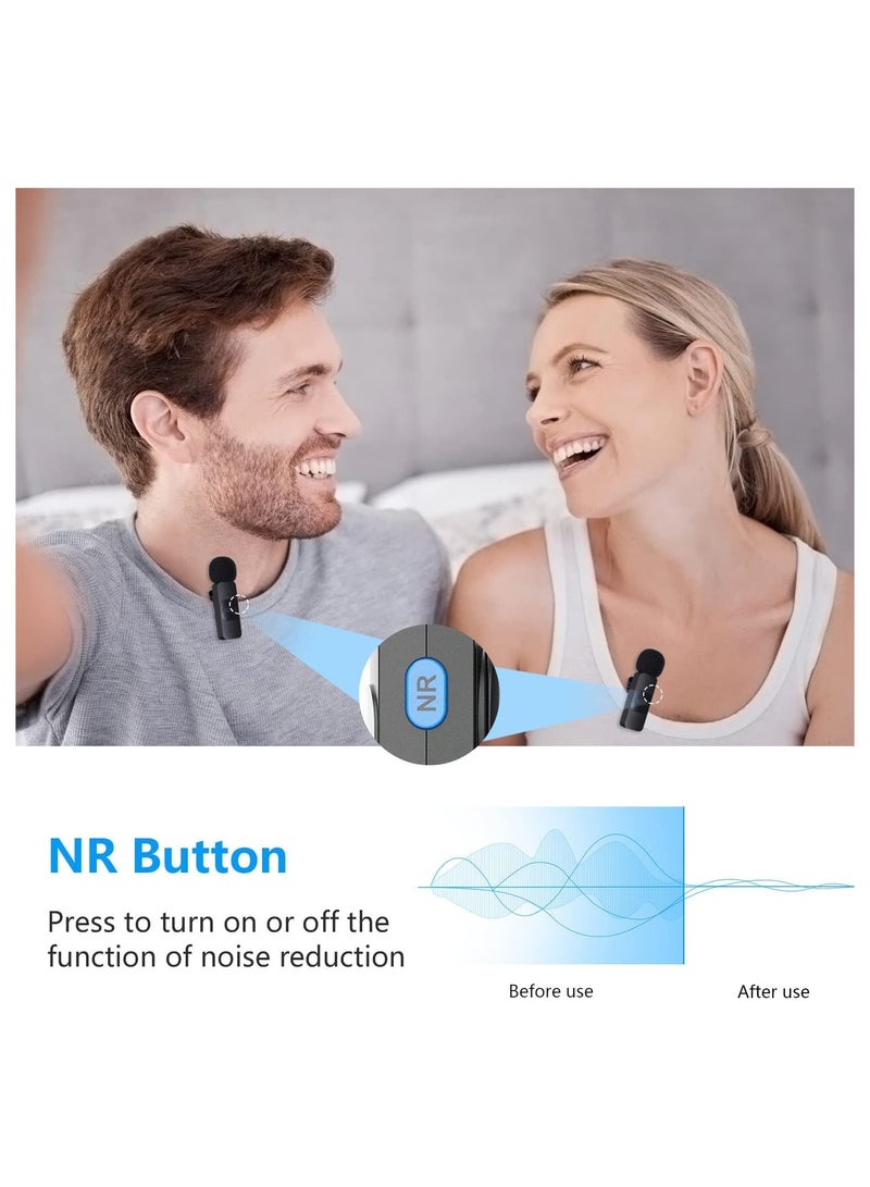 BOYA BY-V2 Dual Microphone USB-C Connector 2.4GHz Wireless Ultracompact Microphone System - Image 4