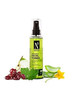 Advanced Organic Green Apple Facial Toner With Green Apple And Alovera Extracts For Antiageing Reduce Pigmenation Instant Glowing All Skin Types 100 Ml