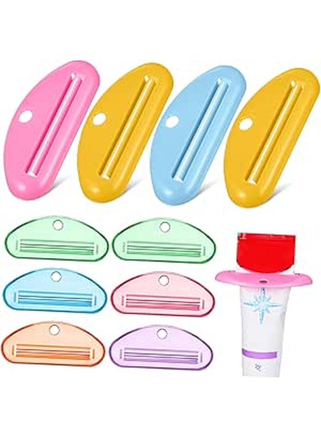 10 Pcs Colorful Toothpaste Tube Squeeze Dispenser Durable for Bathroom Makeup Products - Image 1