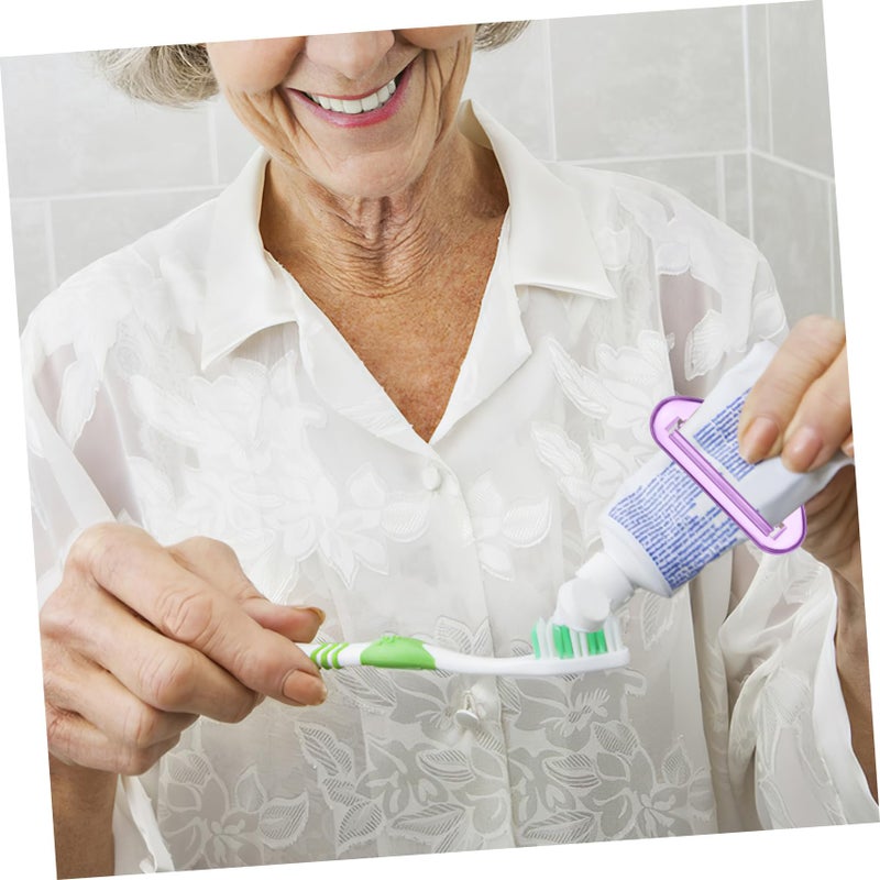 10 Pcs Colorful Toothpaste Tube Squeeze Dispenser Durable for Bathroom Makeup Products - Image 3