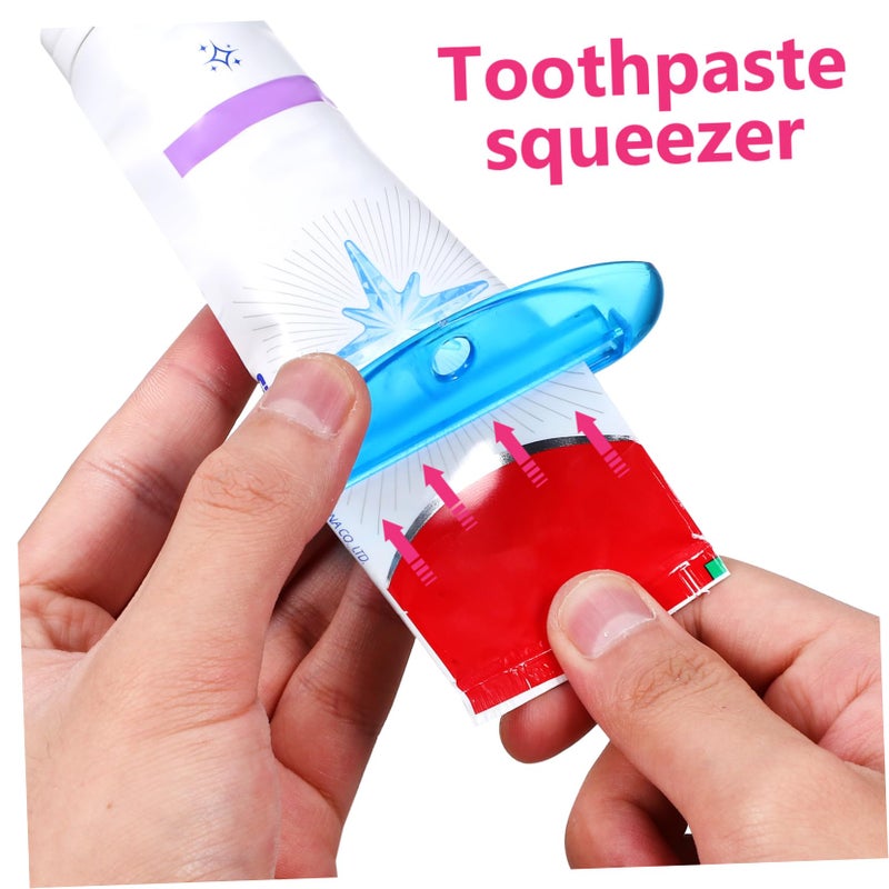 10 Pcs Colorful Toothpaste Tube Squeeze Dispenser Durable for Bathroom Makeup Products - Image 4