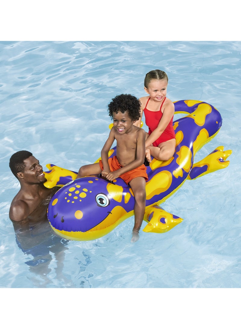 Bestway Rider Splashin' Salamander 191x119cm | Inflatable Ride-on | Pool Float | Summer Water Toy | Pool & Beach Toy - Image 3