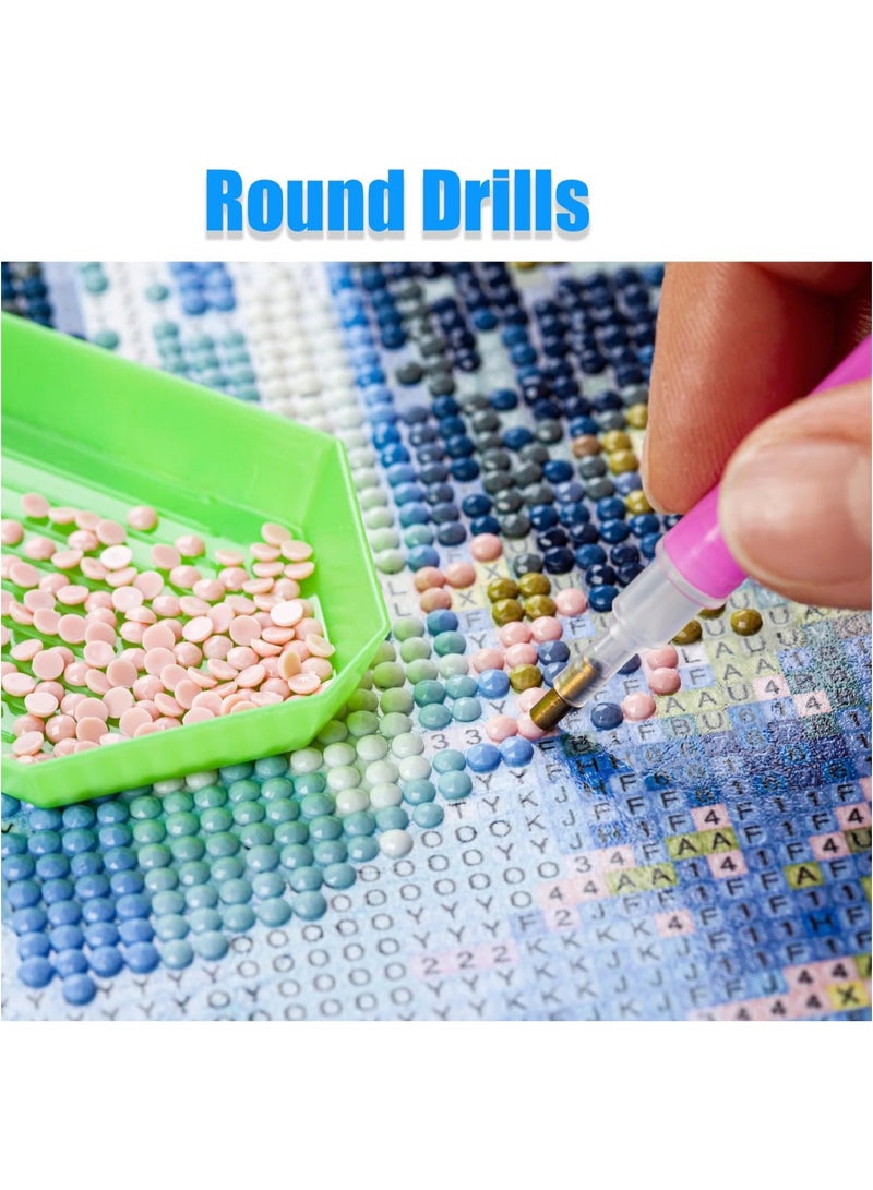 Stitch Diamond Art Painting Kits, Full Drill Diamond Dots Paintings for Beginners, Round 5D Paint with Diamonds Pictures Gem Art Painting Kits DIY Crafts Kits 11.8x11.8inch - Image 4