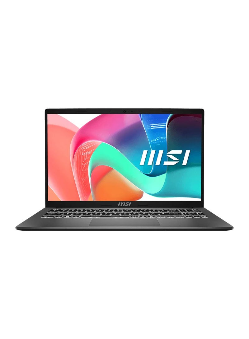 إم اس أي لابتوب حديث 15 F1MG بشاشة 15.6 بوصة عالية الدقة بالكامل / معالج Intel Core 5 120U / ذاكرة وصول عشوائي 8 جيجابايت / قرص صلب SSD بسعة 512 جيجابايت / معالج رسومات Intel / مع فأرة ألعاب Rapoo V16 أوربان سيلفر - Image 4