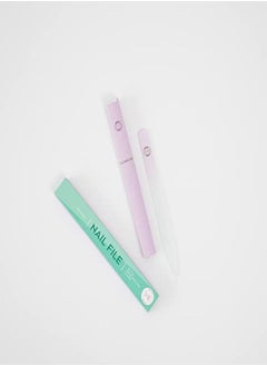 L Glass Nail File - Perfect For Women & Girls - Long Lasting Double Sided Tempered Glass - Professional Salon Manicure/Pedicure Filing Tool For Natural Nails - With Case - Pastel Lilac 2Mm - pzsku/ZE80624993A2A84DAE4B0Z/45/_/1646459538/f11f476f-c6ea-48d9-8a90-319cc8403023