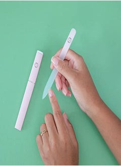 L Glass Nail File - Perfect For Women & Girls - Long Lasting Double Sided Tempered Glass - Professional Salon Manicure/Pedicure Filing Tool For Natural Nails - With Case - Pastel Lilac 2Mm - pzsku/ZE80624993A2A84DAE4B0Z/45/_/1646459539/6cae3465-5c27-43ef-b319-ab0ce24a338c