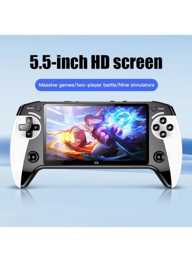 X9 Handheld Game Console With 5.5in Screen Portable Video Games 1500mAh Chargeable Battery Game Controller For Men Women - Image 3