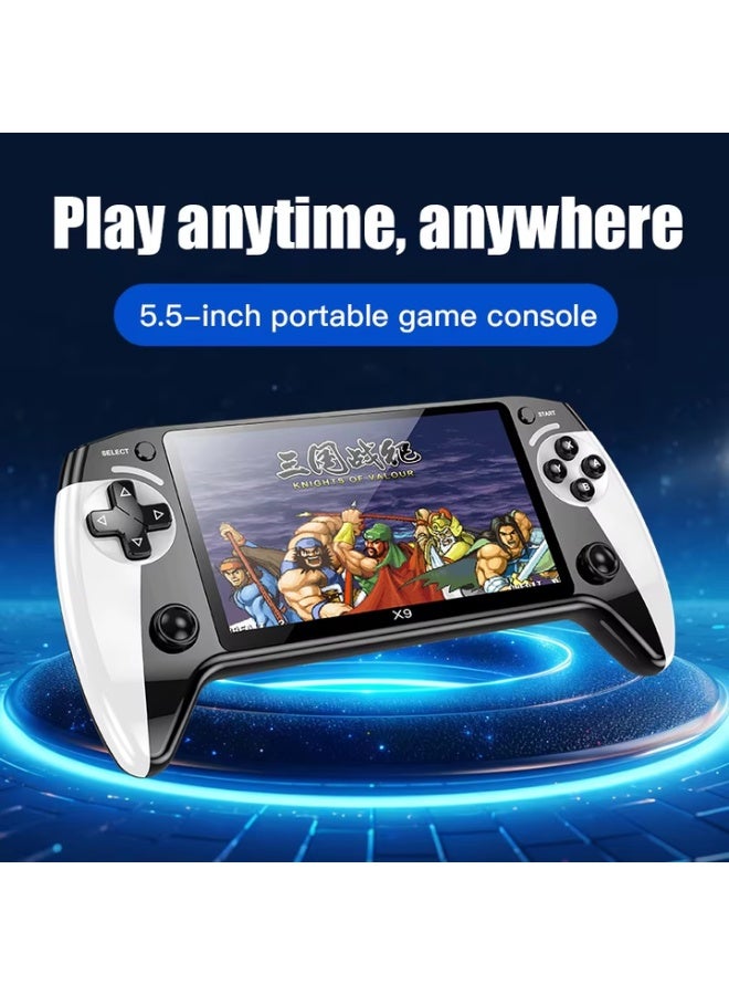 X9 Handheld Game Console With 5.5in Screen Portable Video Games 1500mAh Chargeable Battery Game Controller For Men Women - Image 2