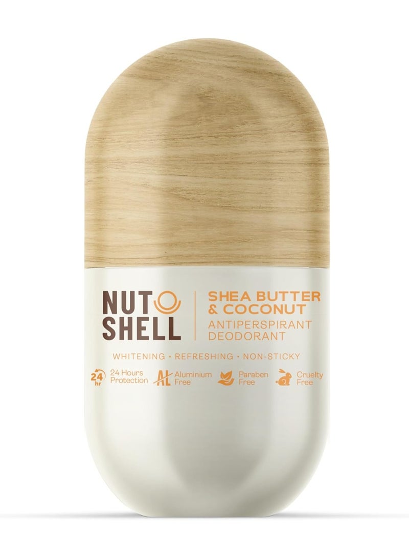 NUTSHELL SHEA BUTTER & COCONUT Roll On 50ml - Image 1
