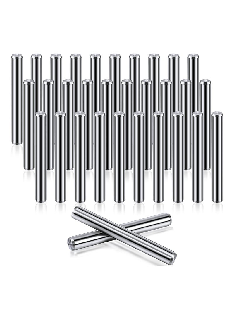 SYOSI Shelves Dowel Pin, 5 mm x 40 mm Shelf Brackets Pegs, Stainless Steel Shelf Pins, Metal Bookshelf Pegs Support, Fasten Elements, for Cabinet Furniture Fixing Component Position (32 PCS)  - Image 1