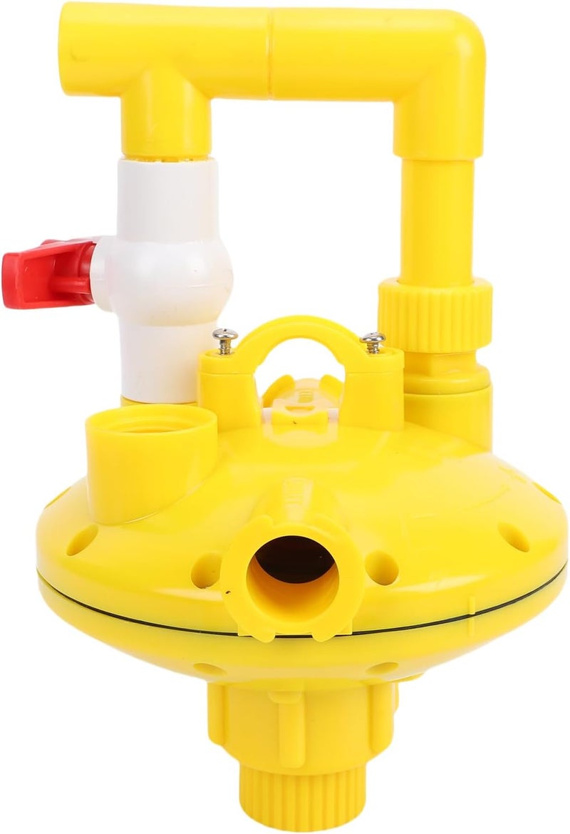 Haofy Chicken Water Pressure Regulator 2 Way Adjustable for Stable and Pipe Protection Suitable for Different Chicken Types and Ages Plastic Construction for Poultry Coops, Small - Image 1