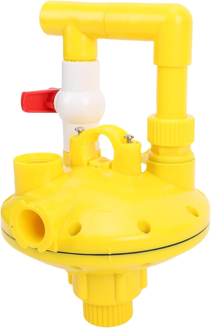 Haofy Chicken Water Pressure Regulator 2 Way Adjustable for Stable and Pipe Protection Suitable for Different Chicken Types and Ages Plastic Construction for Poultry Coops, Small - Image 2