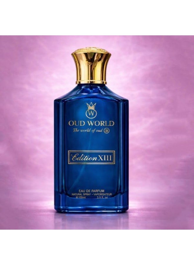 OUD WORLD Editions 13 Cobalt Blue Unisex Eau de Parfum | Fresh Aquatic Aromatic Scent with Sea Water, Mint, Neroli, Jasmine, Musk & Cedar | Long Lasting Fragrance 100ml - Image 2