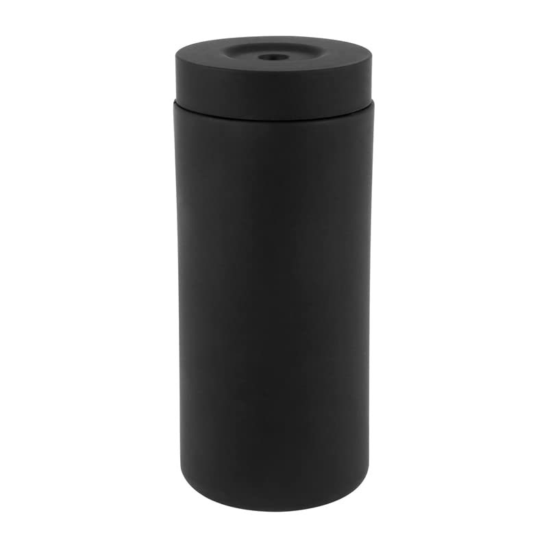 Dish Soap Dispenser: Black Silicone Squeeze Bottle - Countertop Liquid Soap Dispenser for Home Kitchen Bathroom Sink - Image 1