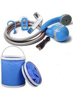 DubaiGallery Electric Outdoor Shower Water Bag Equipment Camping Shower for Travel Car Wash Hiking Flowering Plant Watering  - Image 1