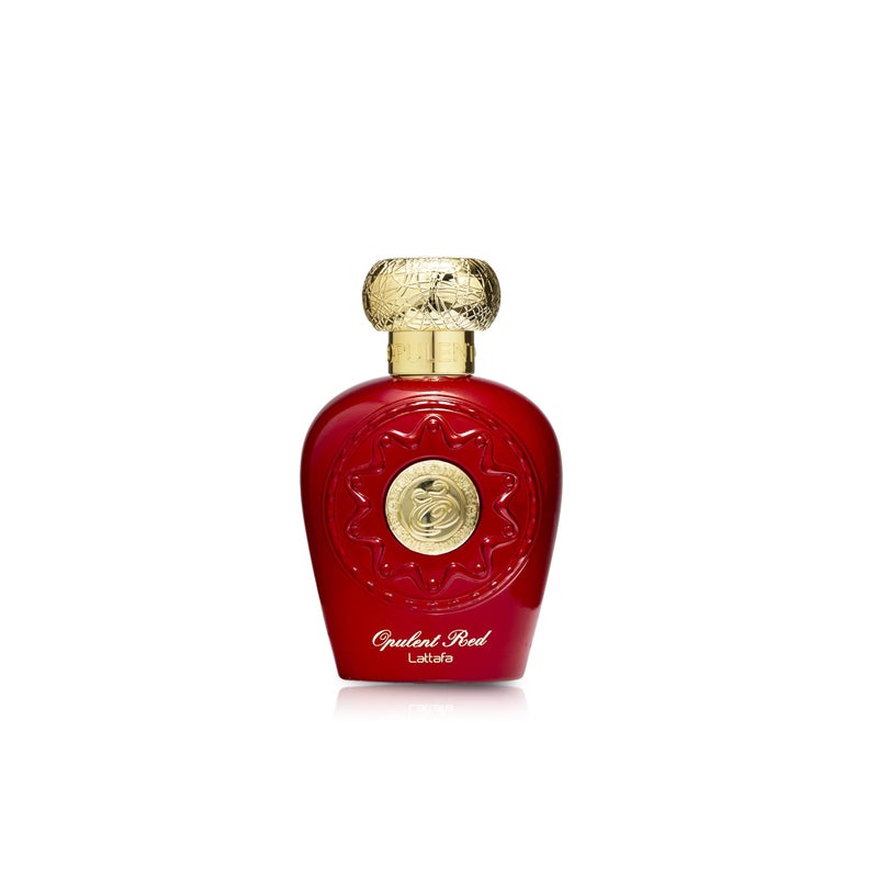 Lattafa Perfumes Opulent Red for Unisex Eau de Parfum Spray, 3.4 Ounce (137662) - Image 1