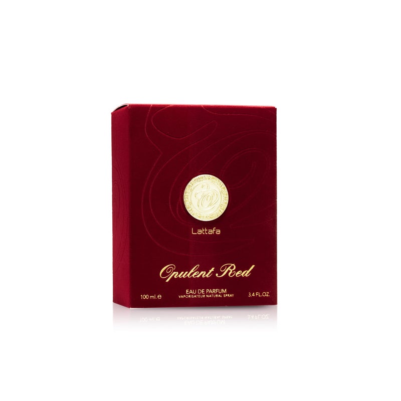 Lattafa Perfumes Opulent Red for Unisex Eau de Parfum Spray, 3.4 Ounce (137662) - Image 3