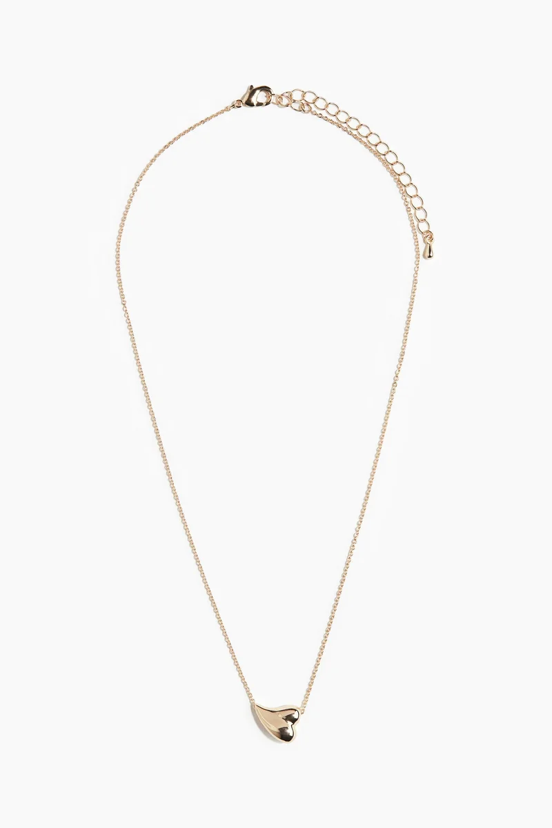 H&M Heart-bead necklace