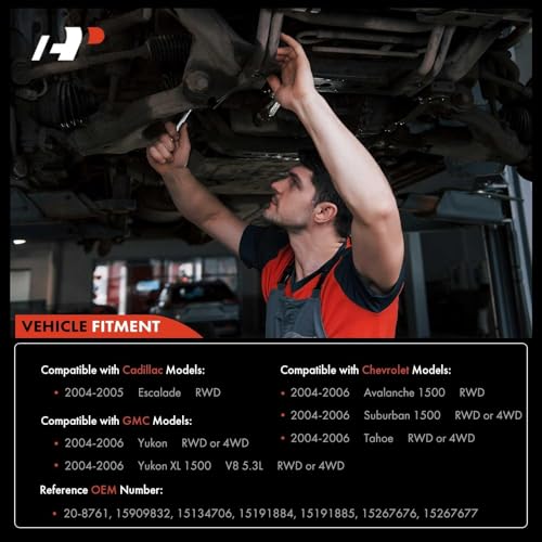 A-Premium Power Steering Pump, with Reservoir, Compatible with Chevrolet & Cadillac & GMC - 2004-2006 - Escalade, Avalanche 1500, Suburban 1500, Tahoe, Yukon, Yukon XL 1500, Replace # 15134706 - Image 2