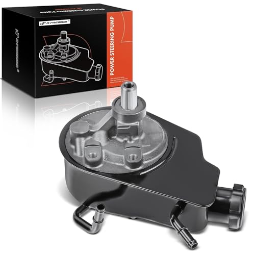 A-Premium Power Steering Pump, with Reservoir, Compatible with Chevrolet & Cadillac & GMC - 2004-2006 - Escalade, Avalanche 1500, Suburban 1500, Tahoe, Yukon, Yukon XL 1500, Replace # 15134706 - Image 1