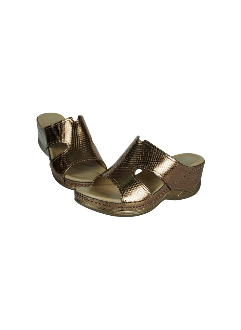 Michelle Morgan 092-2883 Michelle Morgan Ladies Wedge Heel Sandals 2407-32  - Image 3